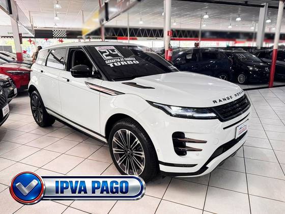 LAND ROVER RANGE ROVER EVOQUE 2.0 P250 FLEX R-DYNAMIC HSE AWD AUTOMÁTICO LAND ROVER RANGE ROVER EVOQUE 2.0 P250 FLEX R-DYNAMIC HSE AWD AUTOMÁTICO